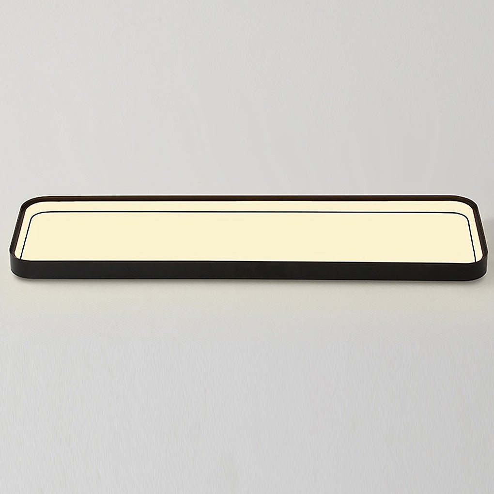18" Rectangular LED Flush Mount Ceiling Light with Remote Control