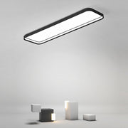 18" Rectangular LED Flush Mount Ceiling Light with Remote Control