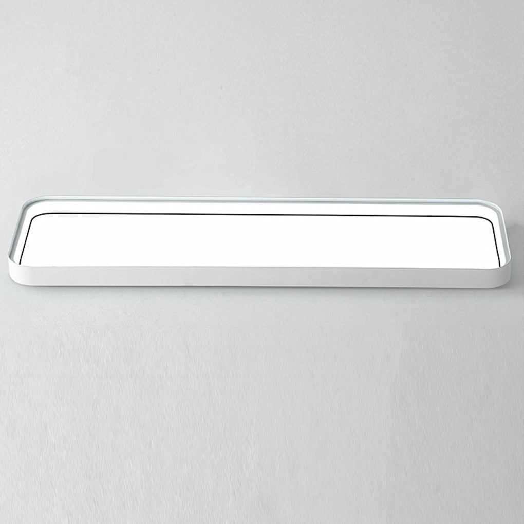 18" Rectangular LED Flush Mount Ceiling Light with Remote Control
