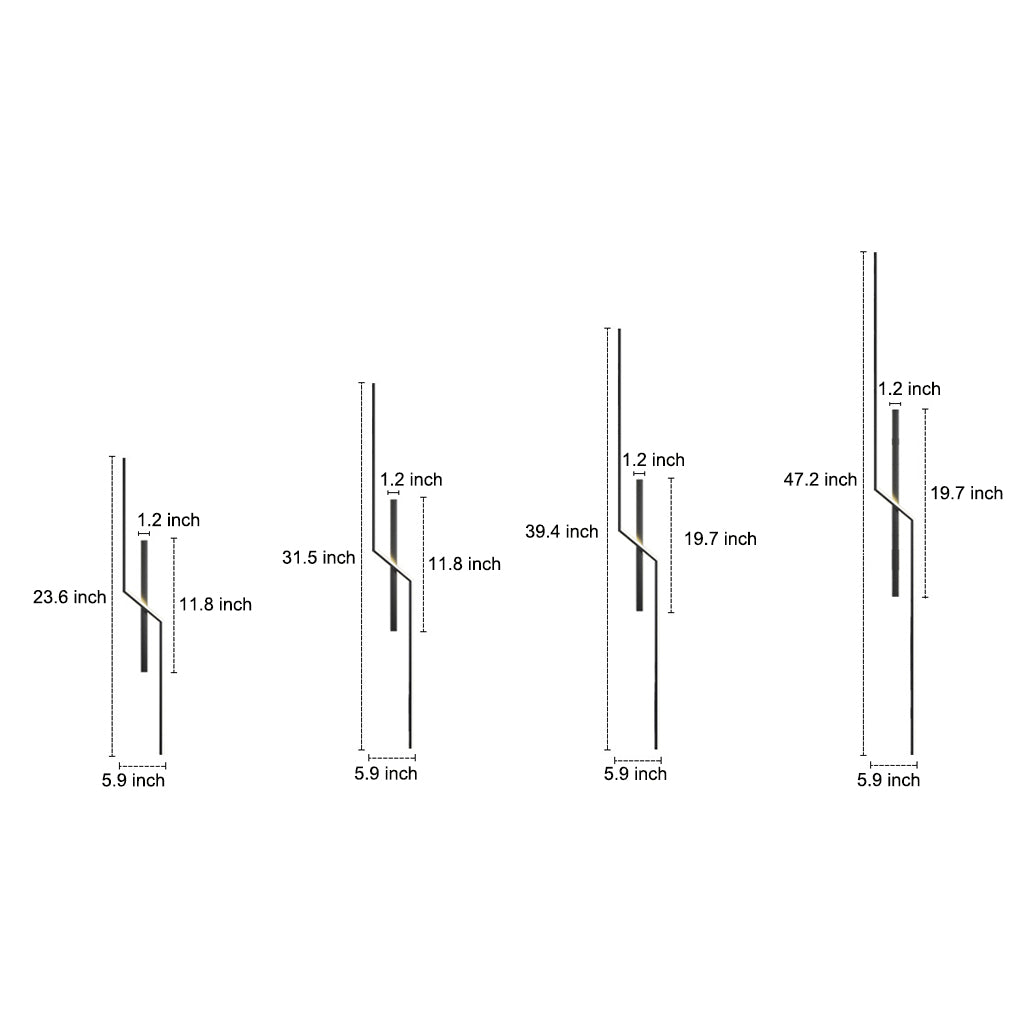 Modern Linear LED Wall Sconce – Minimalist Art Deco Lighting