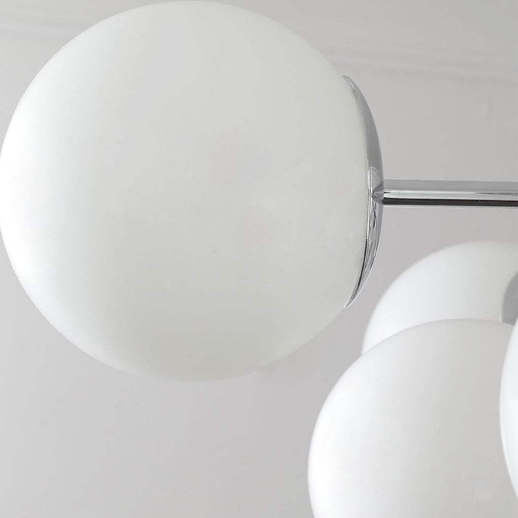 Modern Glass Molecular Chandelier with 3-Step Dimming