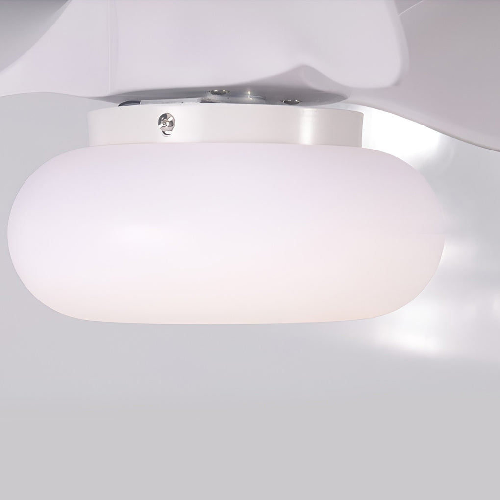 Modern LED Ceiling Fan Light with Remote & 3-Step Dimming