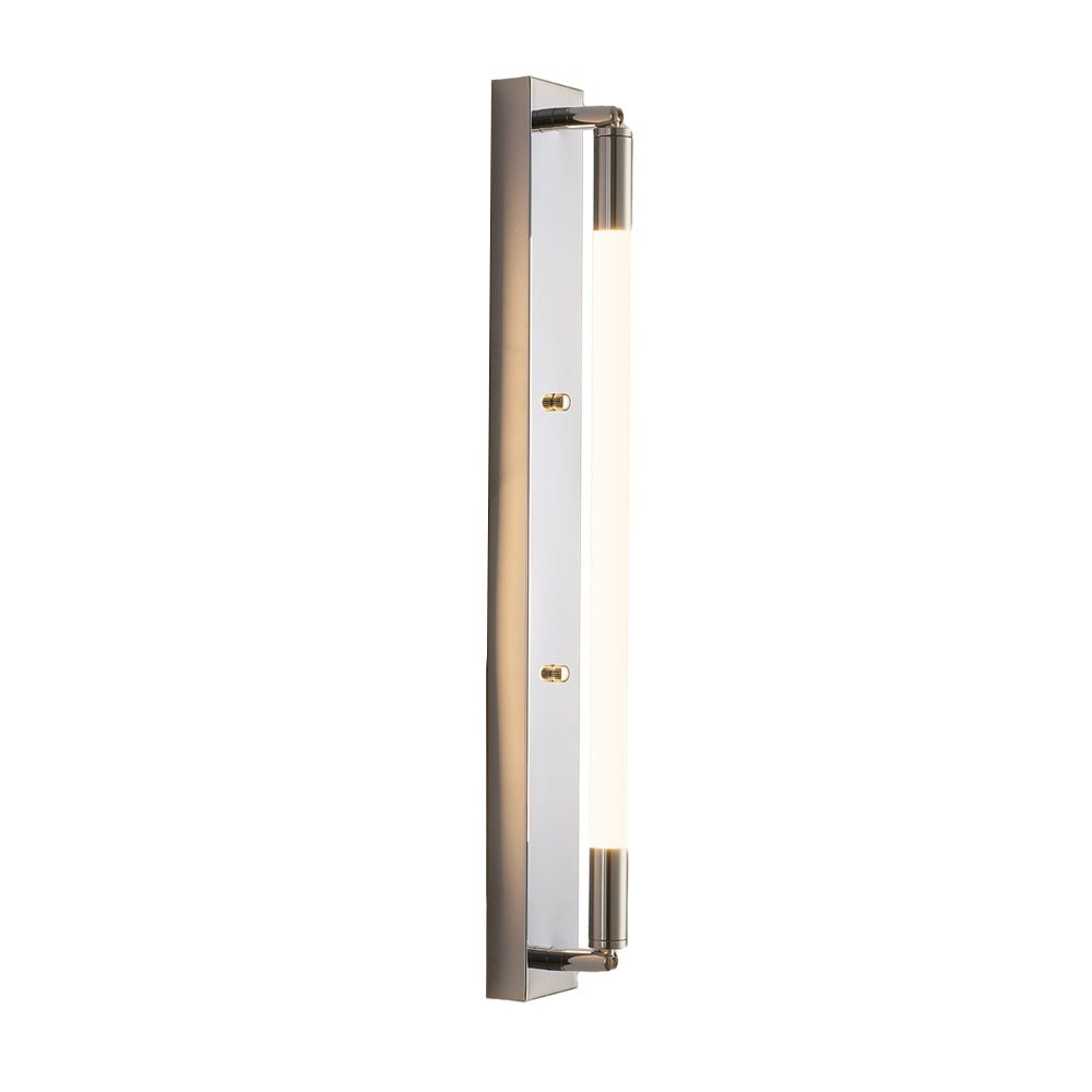 Modern Acrylic Tube LED Wall Light 19.7" - Black/Gold/Chrome