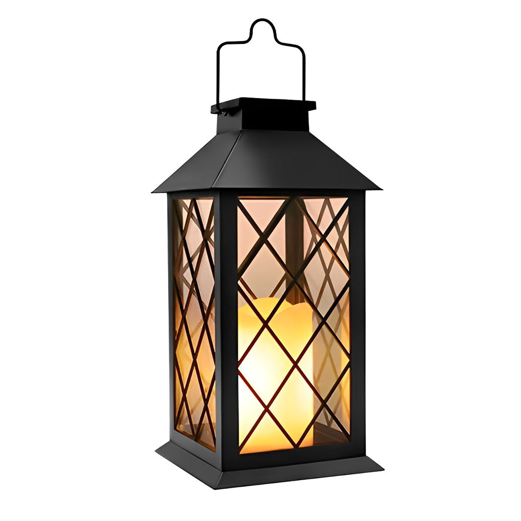 Solar LED Outdoor Lantern with Intelligent Light Sensor