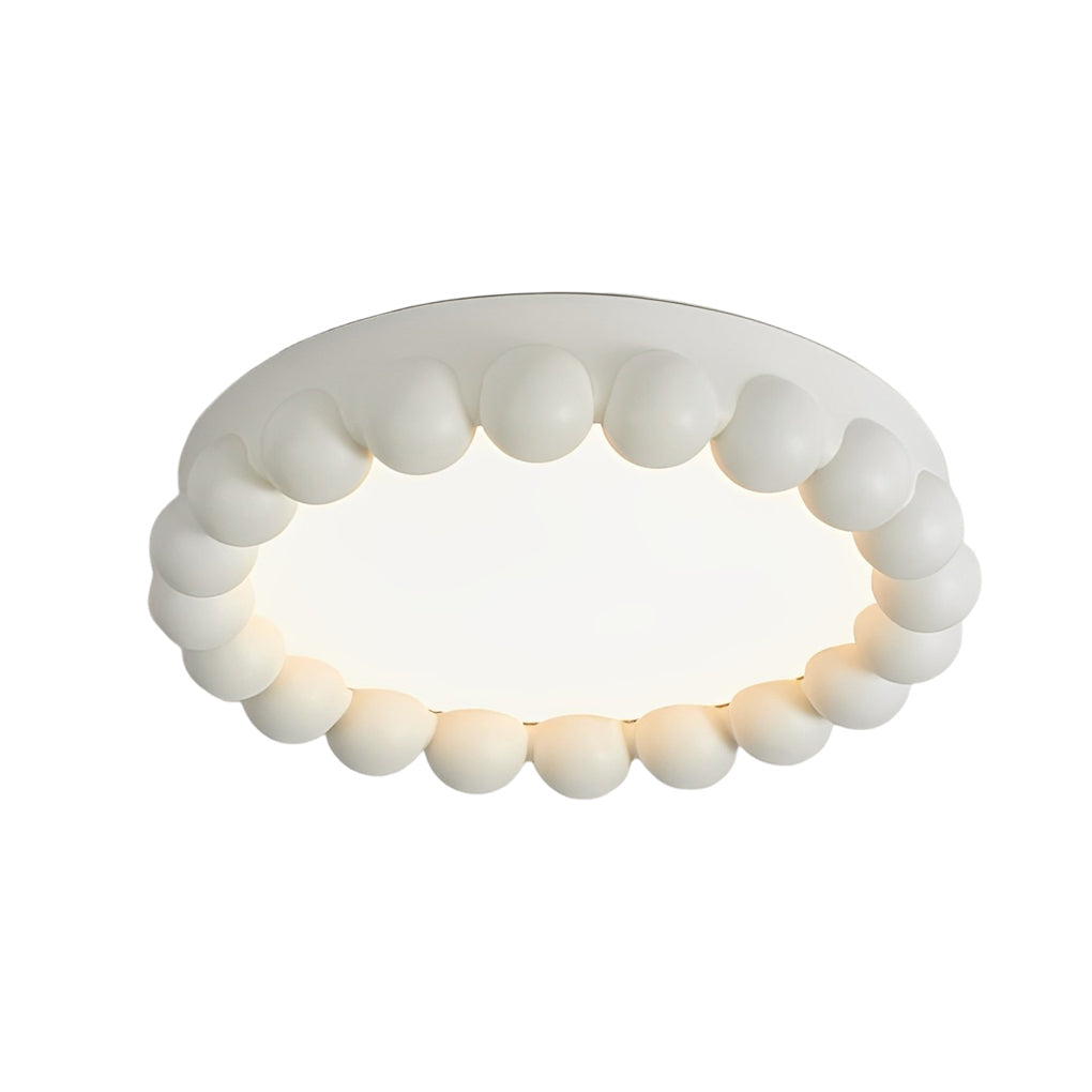 Modern Round Flush Mount Ceiling Light with 3-Step Dimming LED