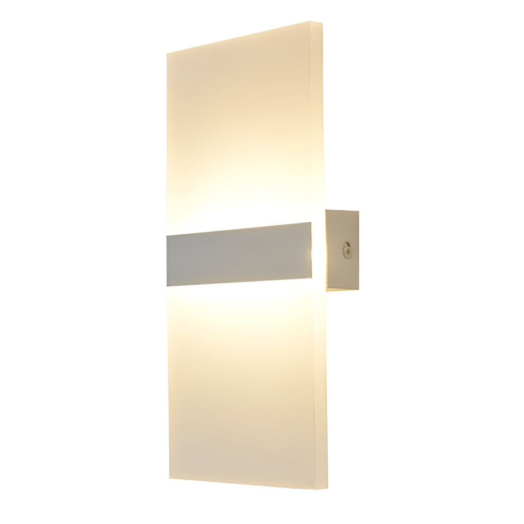 Rectangular Acrylic LED Wall Sconce Modern Minimalist Design