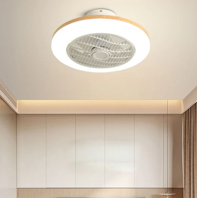 Modern Bladeless Ceiling Fan with Light & Remote Control