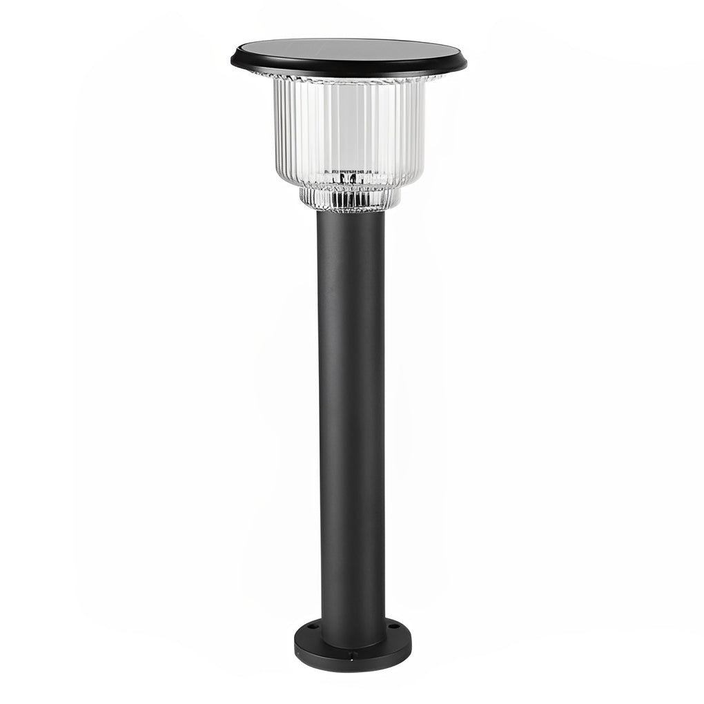 Solar LED Pathway Light with Adjustable Brightness - Matte Black