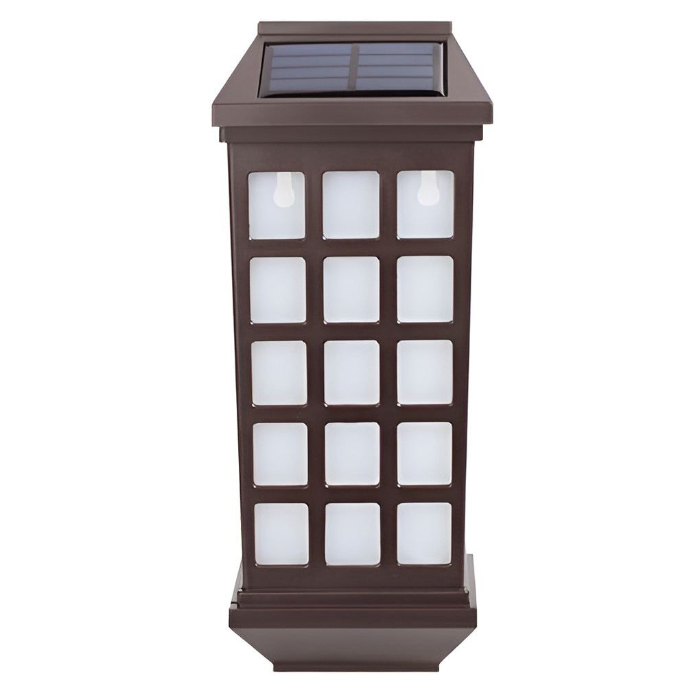 Solar Motion Sensor LED Outdoor Wall Light with Auto Light Control