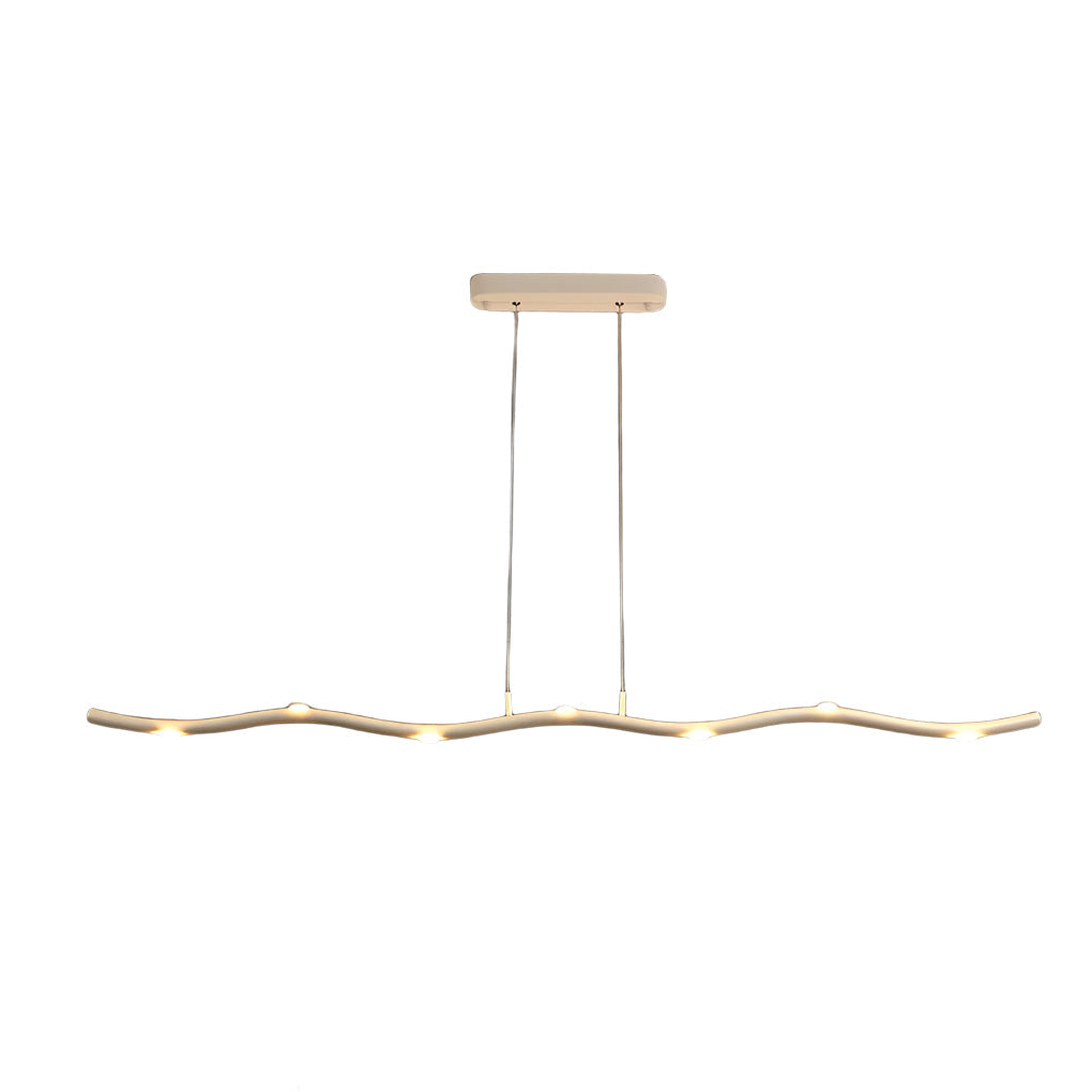 Modern White Acrylic Branch Chandelier with Stepless Dimming
