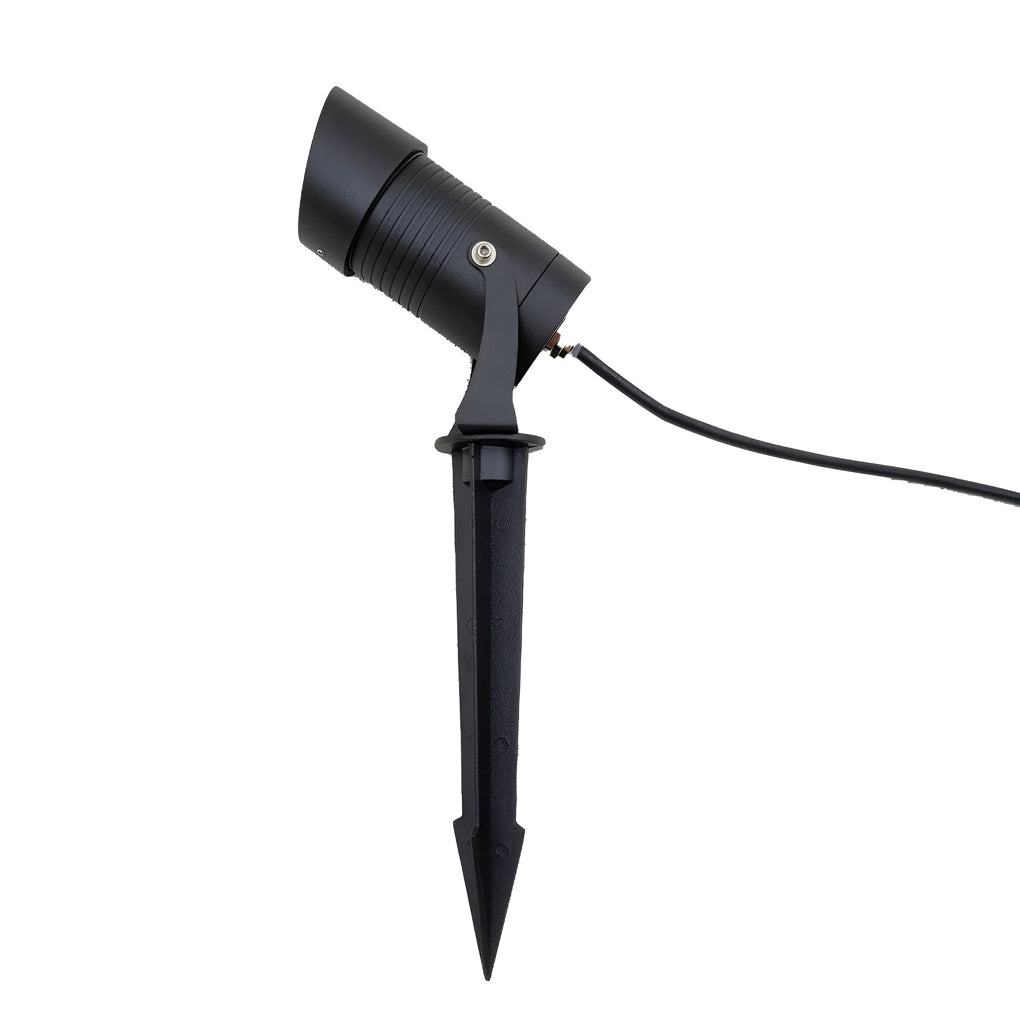10W Adjustable LED Tree Spotlight - Modern Outdoor Lighting Black