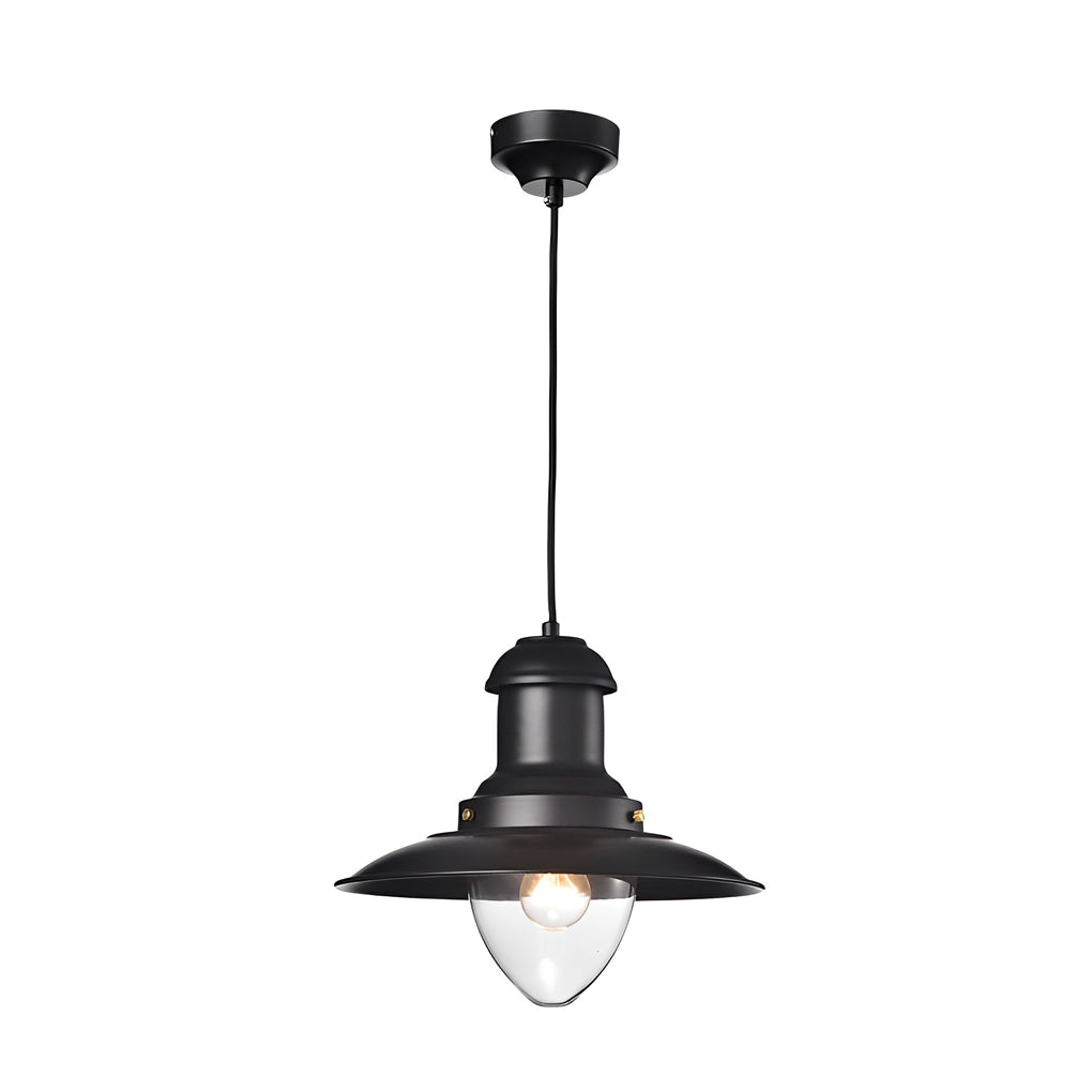 Retro Dome Metal Pendant Light Industrial Chandelier