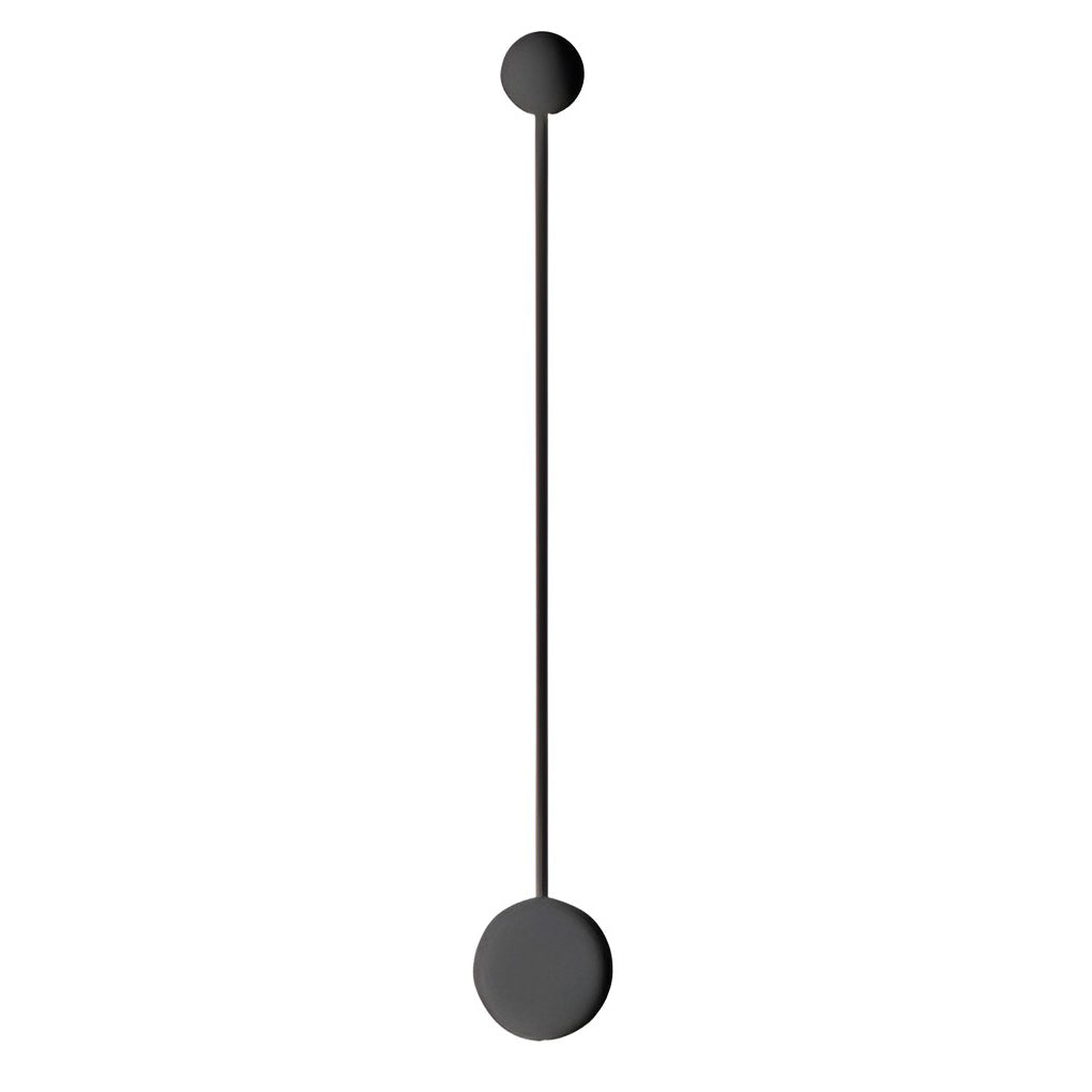Modern Linear LED Wall Light Black Aluminum Art Sconce