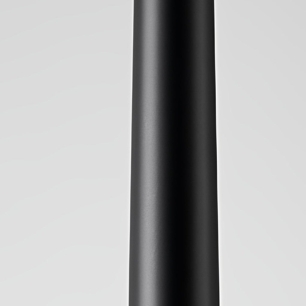 Minimalist Conical Long Tube COB Black Pendant Light