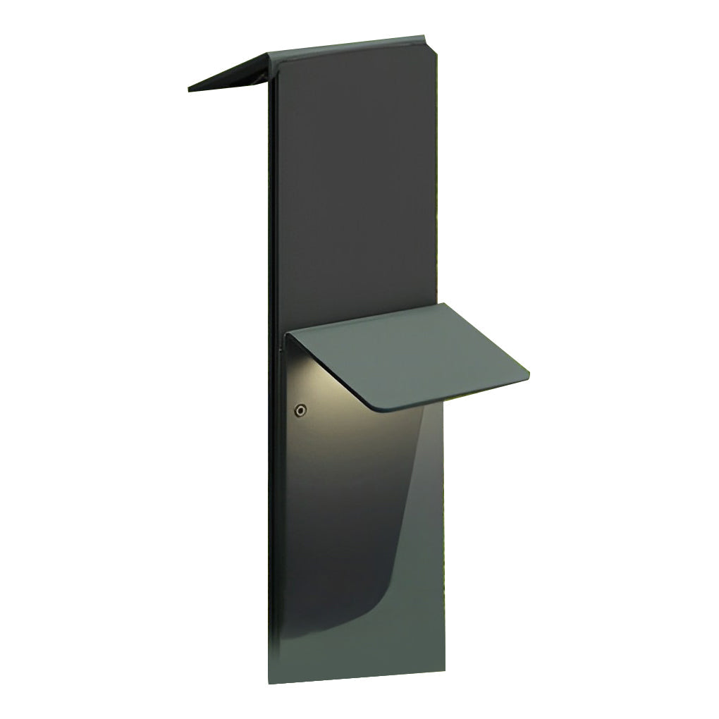 Modern Solar Pathway Light Dual Panel Stainless Steel LED