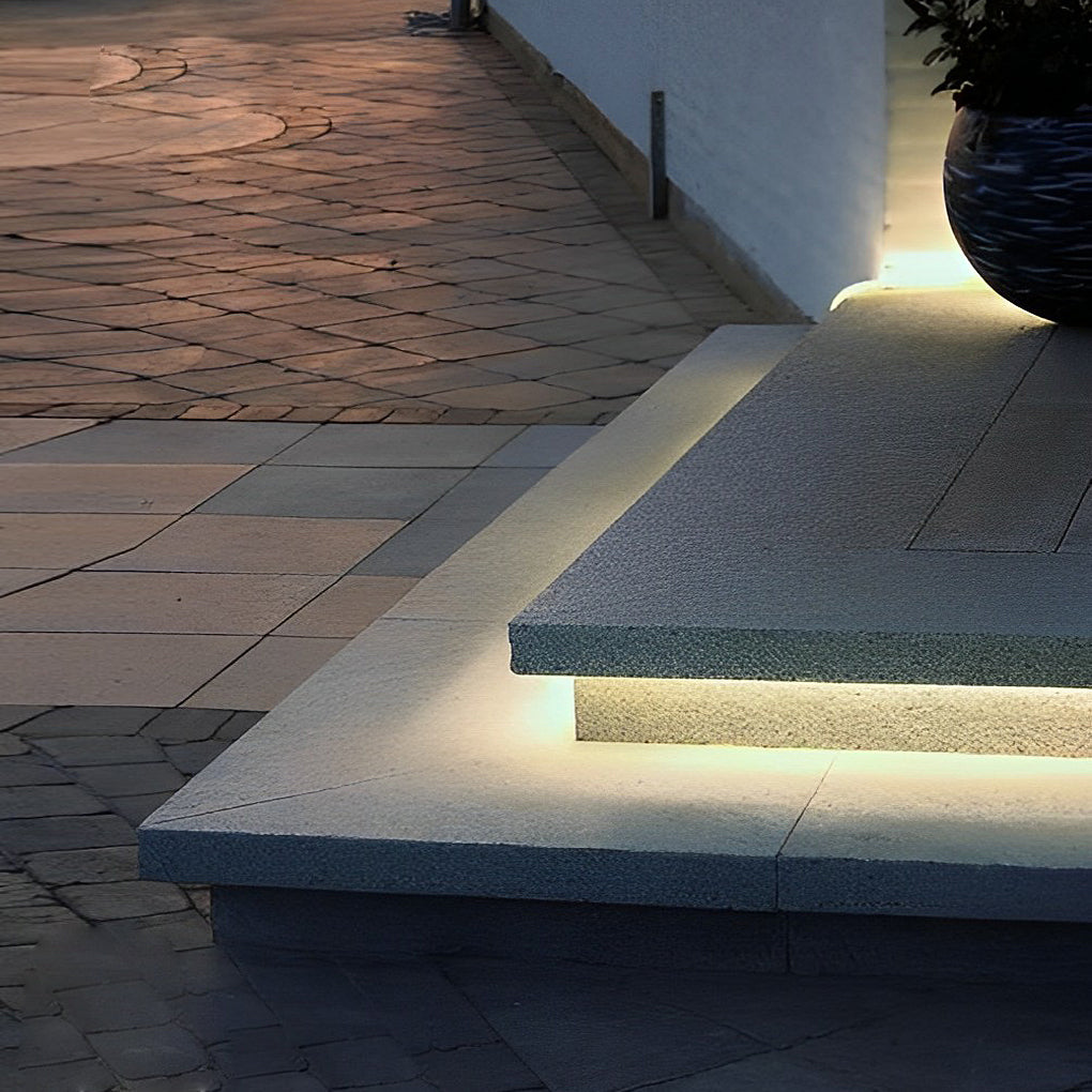 Waterproof Recessed LED Strip Light for Stairs Modern Flexible