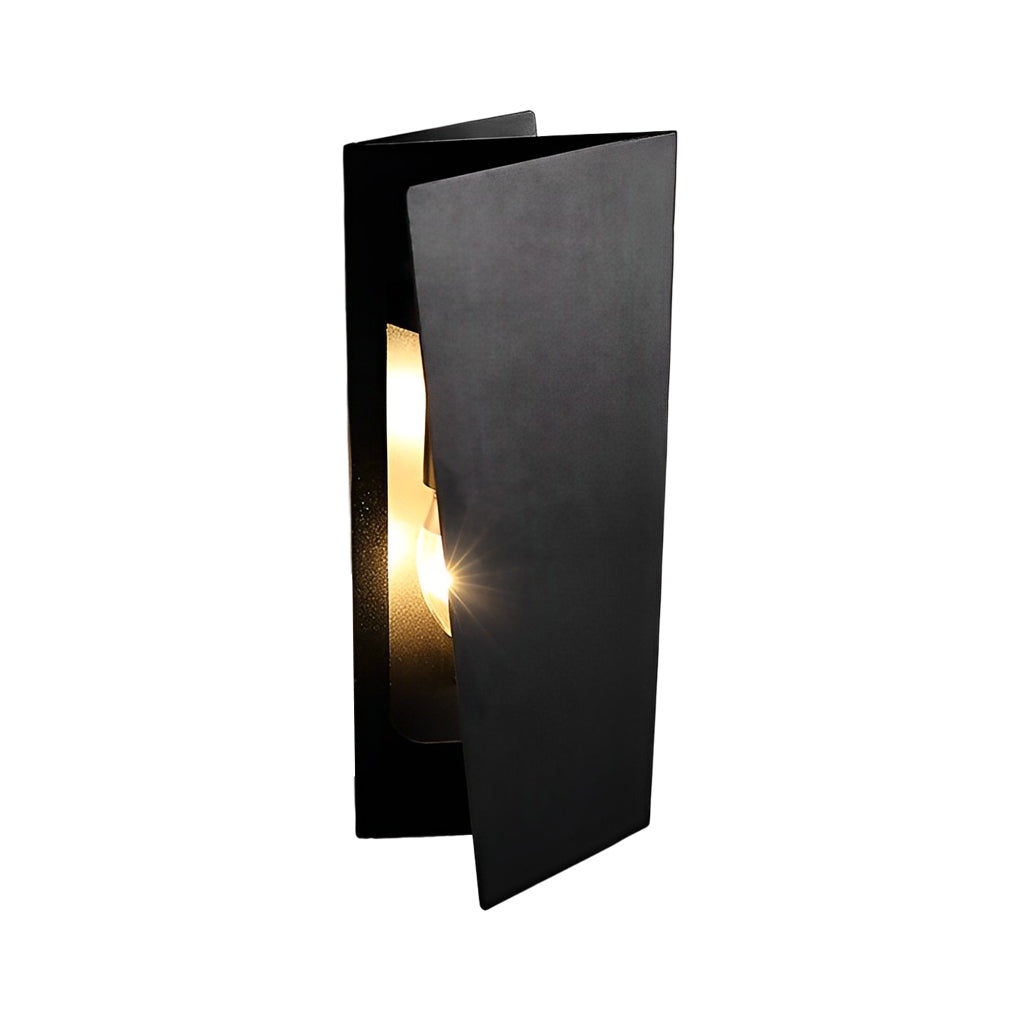 Folding Rectangular Iron LED Wall Sconce - Modern Up & Down Light
