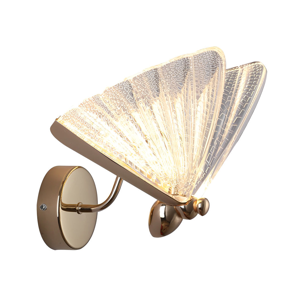 Butterfly Wall Sconce – Modern Gold LED Light Fixture