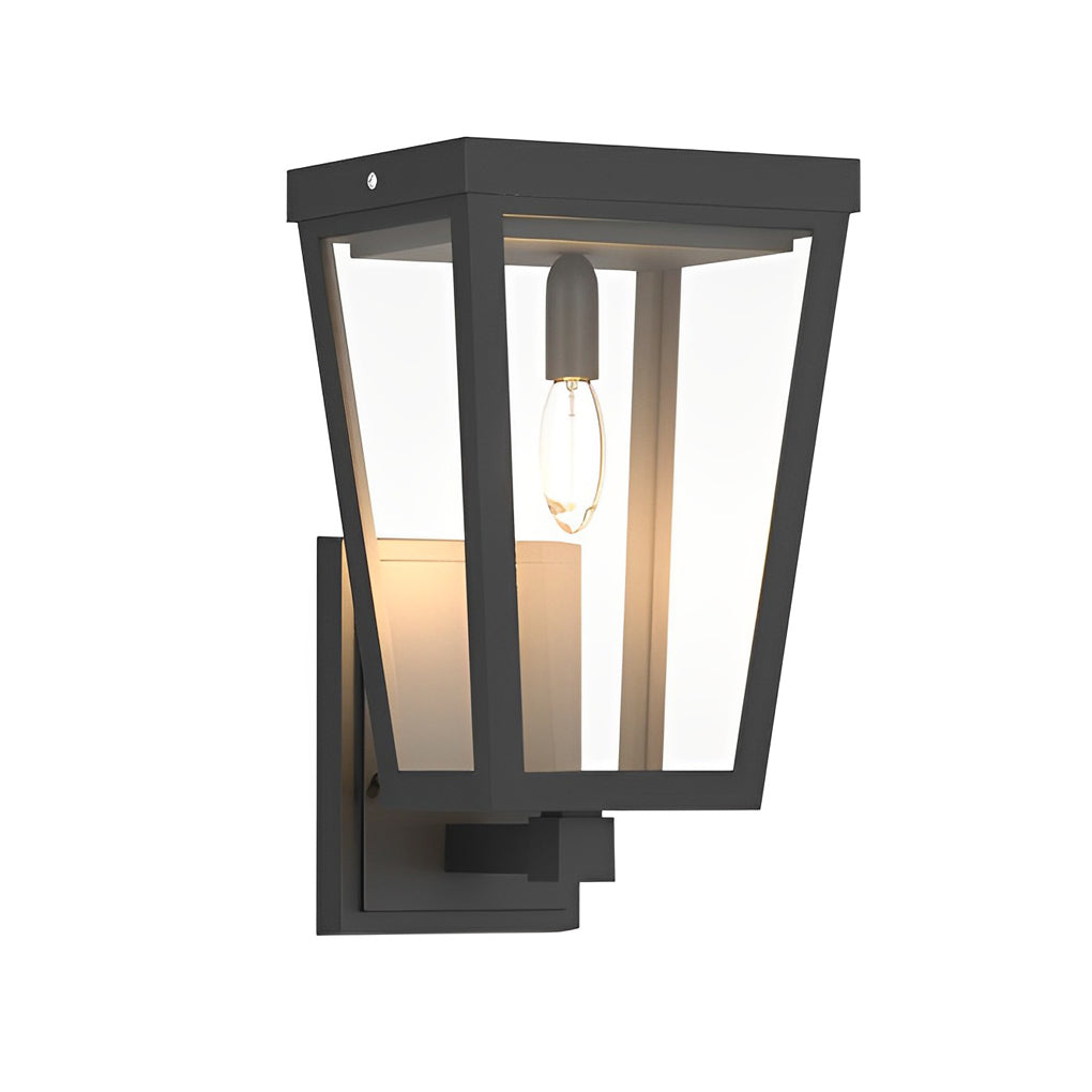 Square Solar LED Outdoor Wall Light - Modern Waterproof Design
