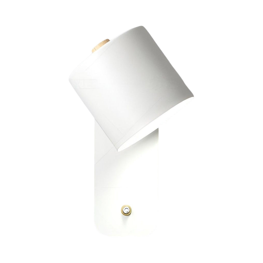 Adjustable Nordic Wall Sconce with Wood & Iron Finish