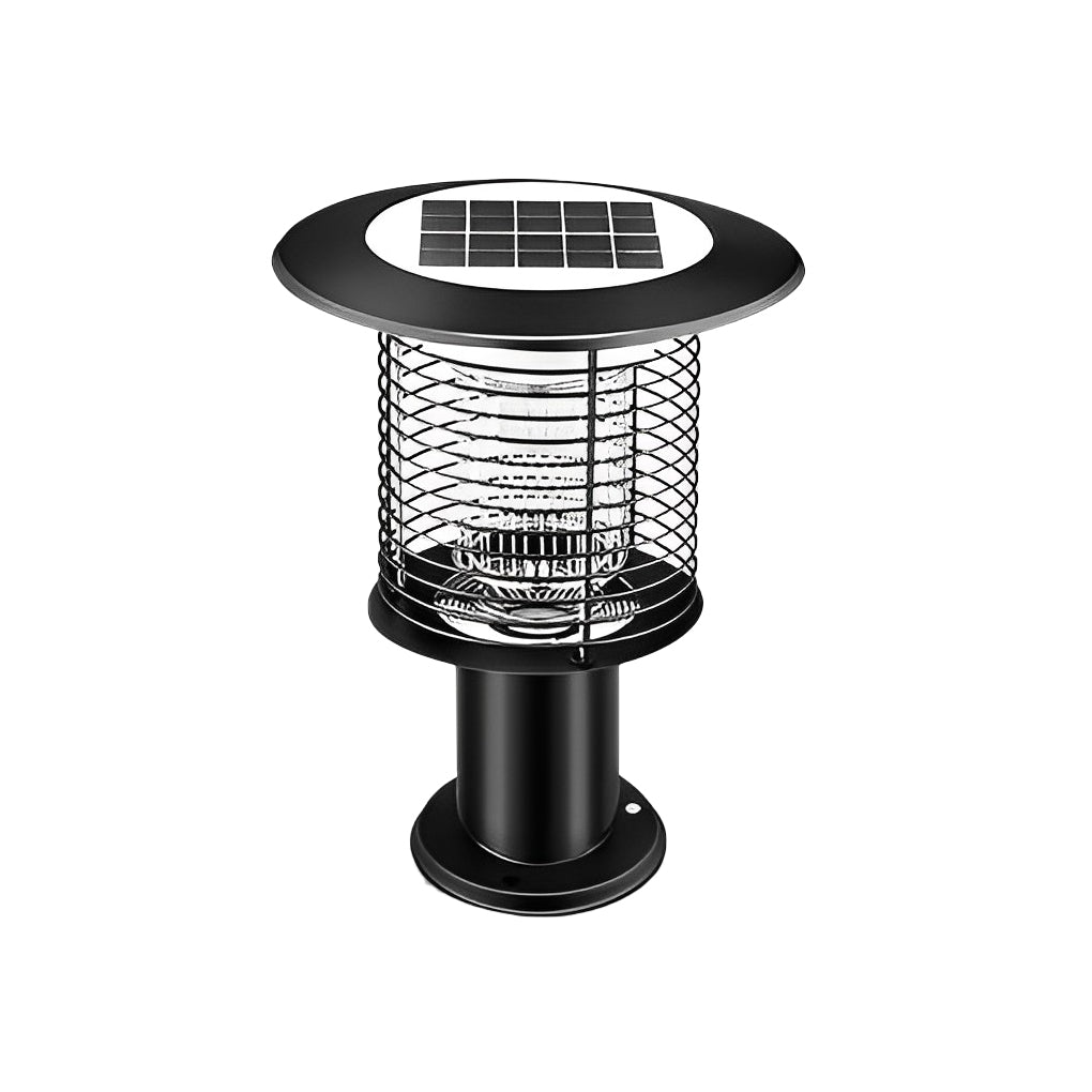 Solar Mosquito Killer Lamp Outdoor Garden Light LED Stainless Steel