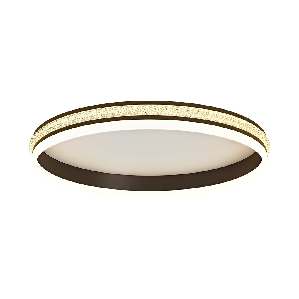 Modern Dimmable LED Semi Flush Ceiling Light with Remote Control