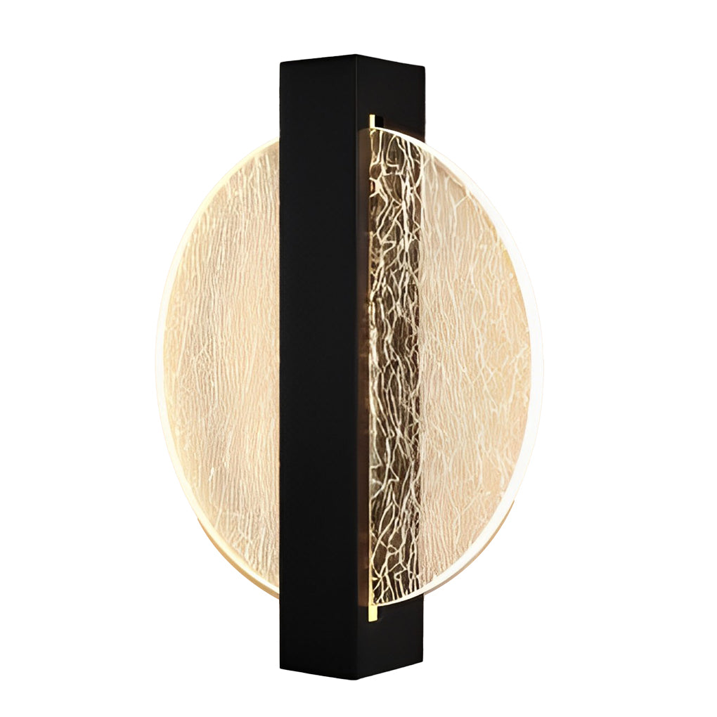 Modern Geometric LED Wall Sconce - Acrylic & Metal Finish