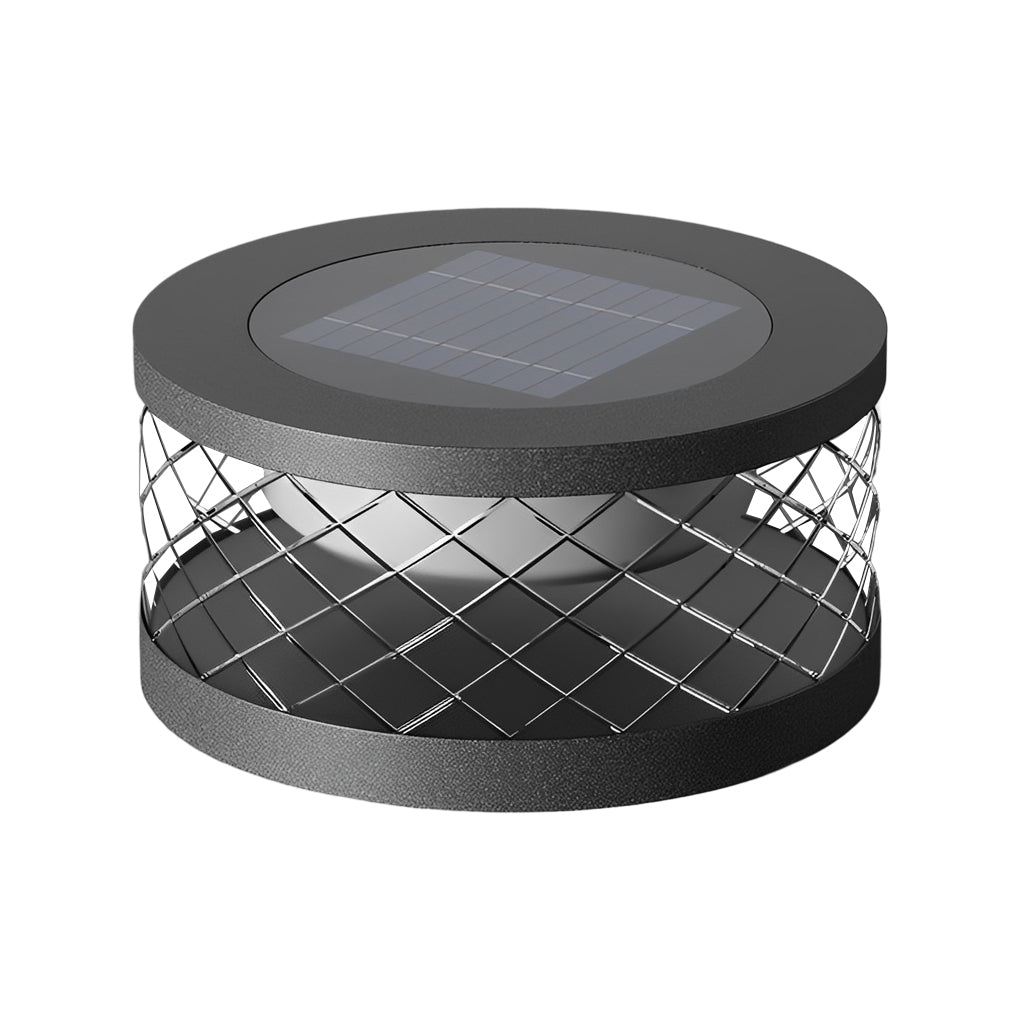 Modern Solar Post Cap Light - Stainless Steel & Acrylic
