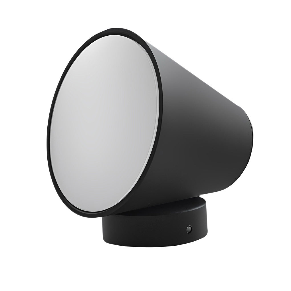 Cone Shape LED Waterproof Black Outdoor Wall Lamp Modern Exterior