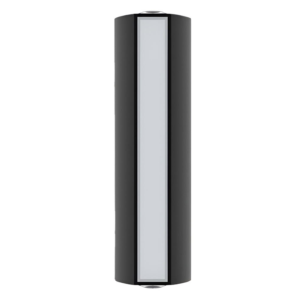 Modern Rectangular LED Wall Light Black Aluminum Up Down Outdoor