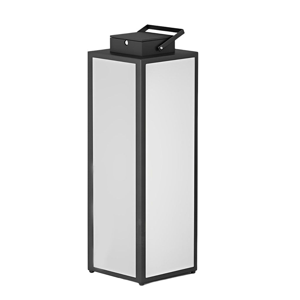 Square Portable Rechargeable LED Solar Outdoor Lantern