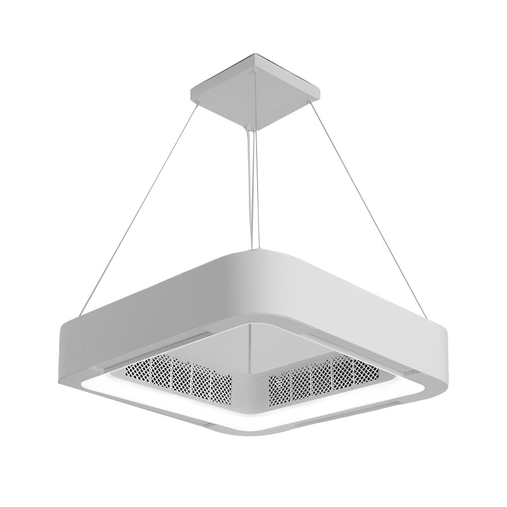 Modern Bladeless Ceiling Fan with LED Light & Remote Control