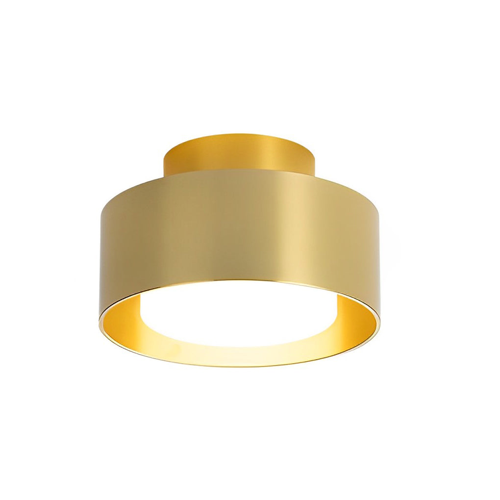 Modern Round Aluminum LED Flush Mount Ceiling Light