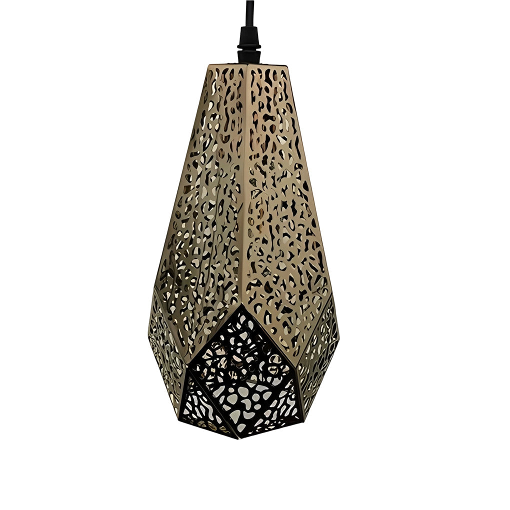 Hollow Gourd Pendant Light - Modern Stainless Steel Chandelier