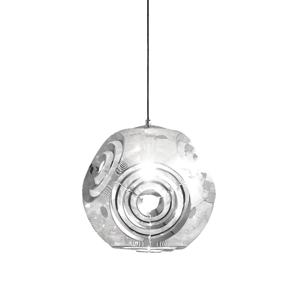 Irregular Circular Stainless Steel Pendant Light