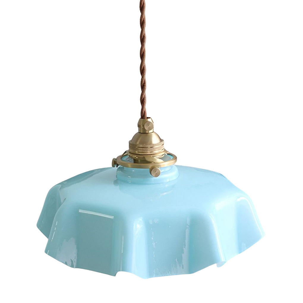 Modern Round Glass Pendant Light 4W Adjustable Island Chandelier
