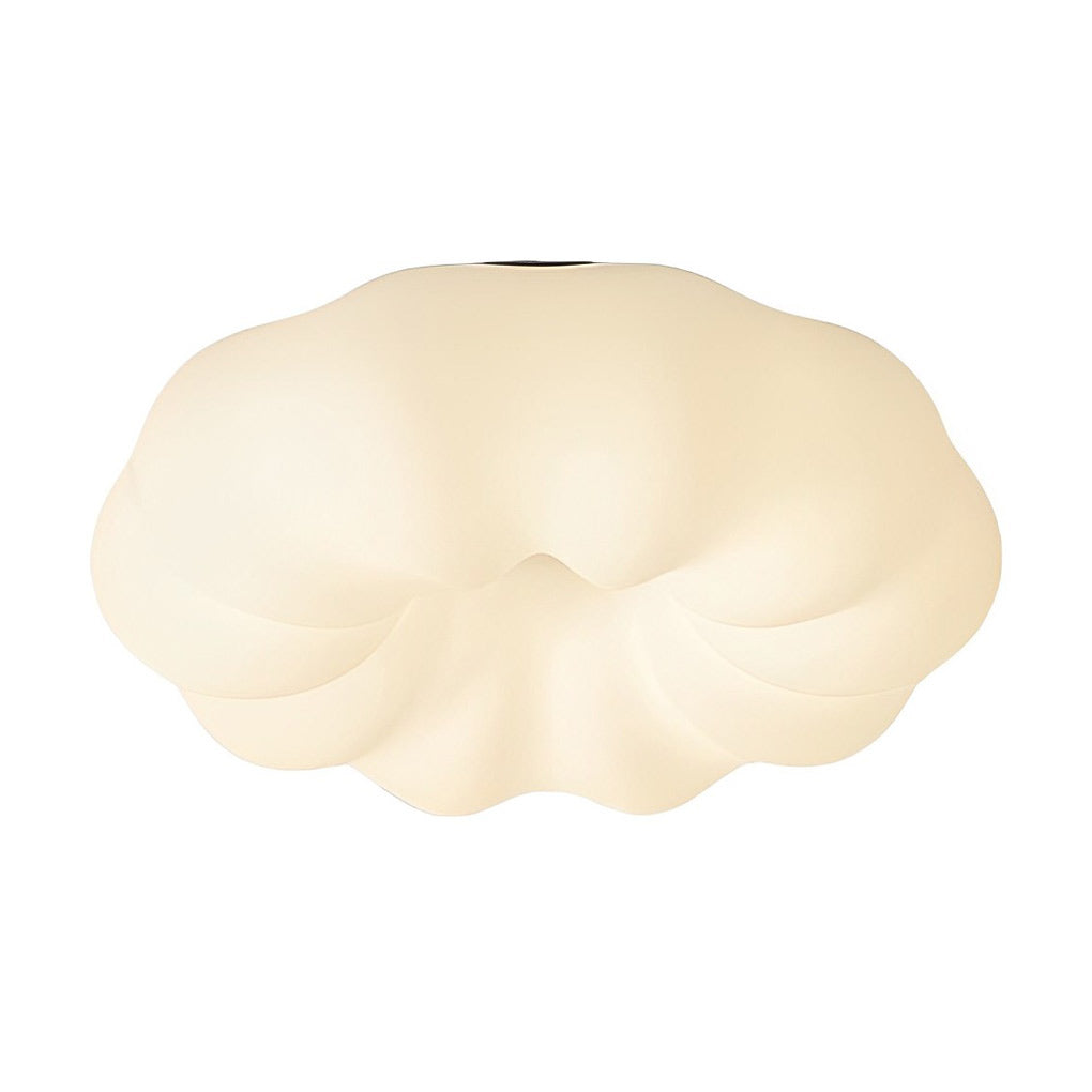Pumpkin Shape LED Ceiling Light with Stepless Dimming - White