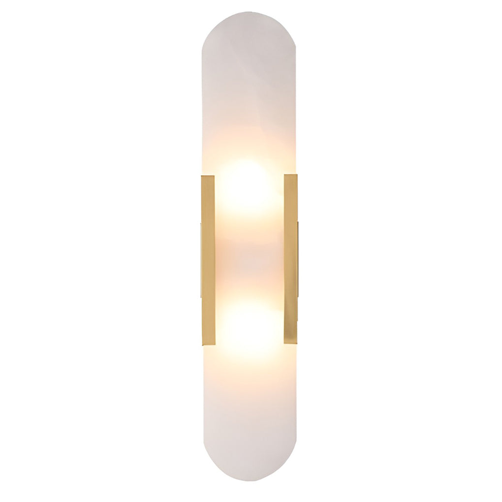 Modern Electroplated Metal Up and Down Wall Sconce G4 LED Light