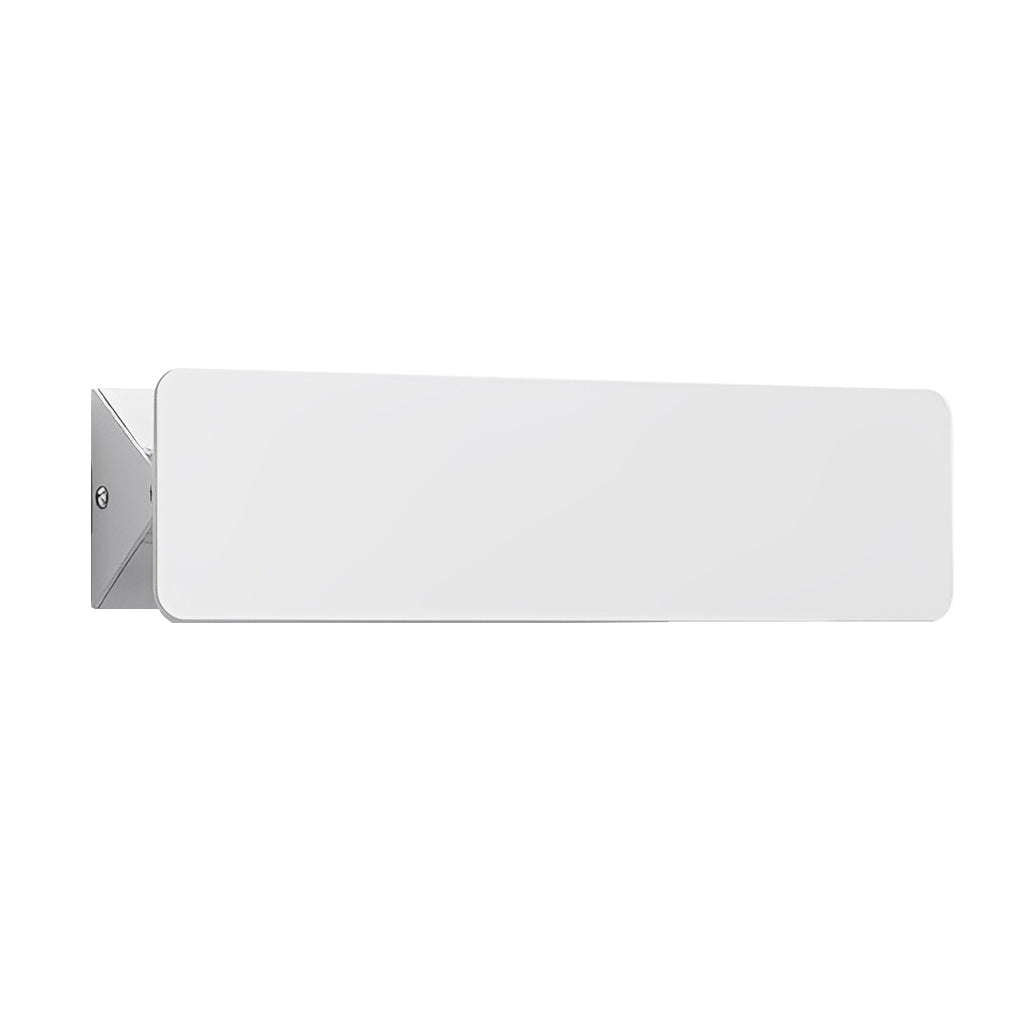 Adjustable Rectangular LED Wall Lamp with 270° Rotation - White