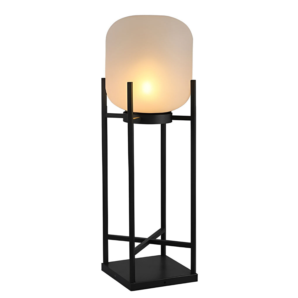 Modern Outdoor LED Floor Lamp with Stainless Steel Frame