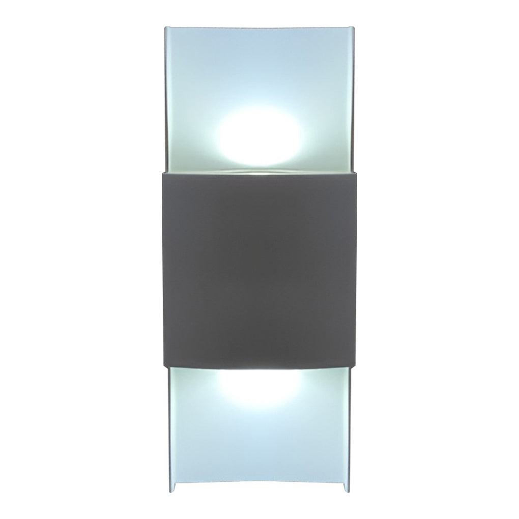 Modern Aluminum Up Down Outdoor Wall Light - Waterproof LED Sconce