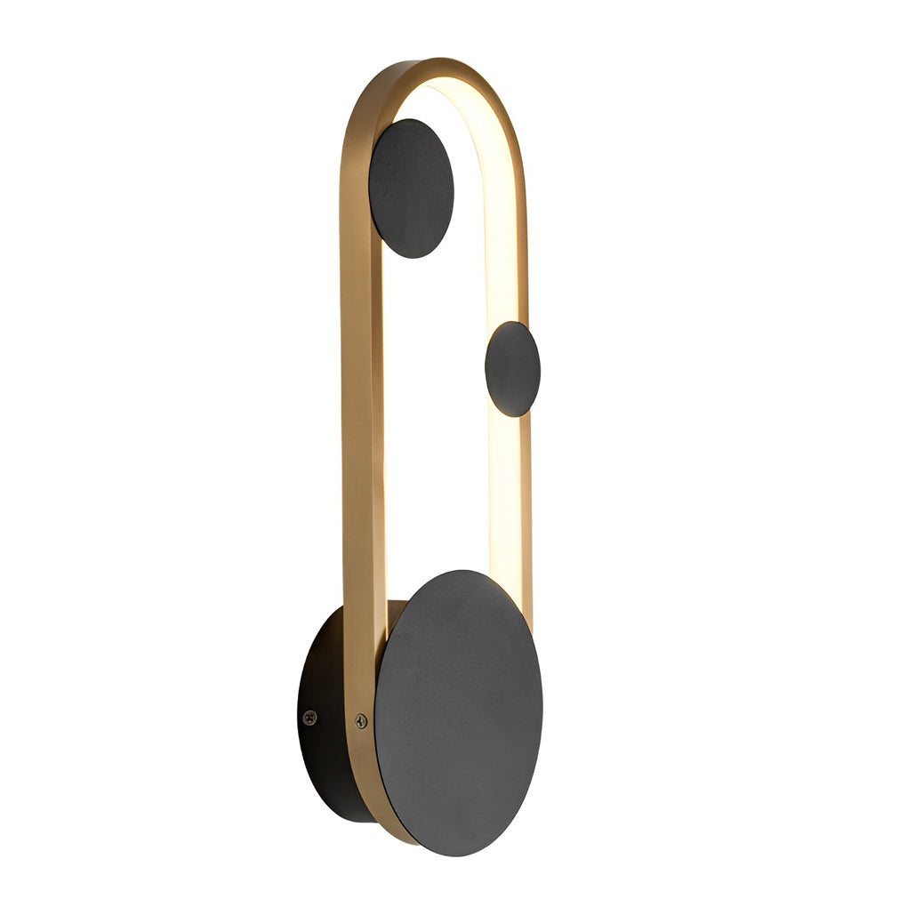 Modern LED Wall Sconce with Three-Step Dimming | Round & Oval