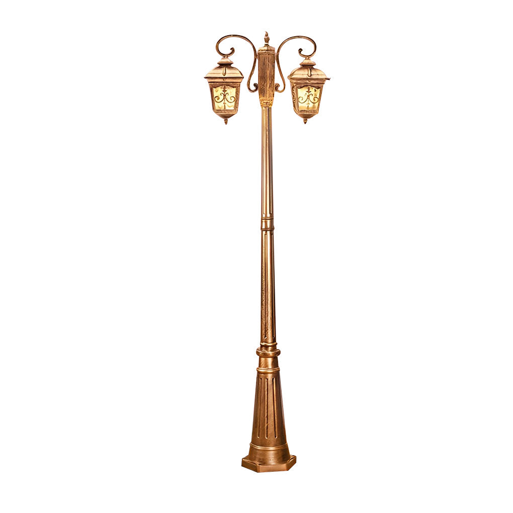 2-Light Outdoor Waterproof Retro European Street Light