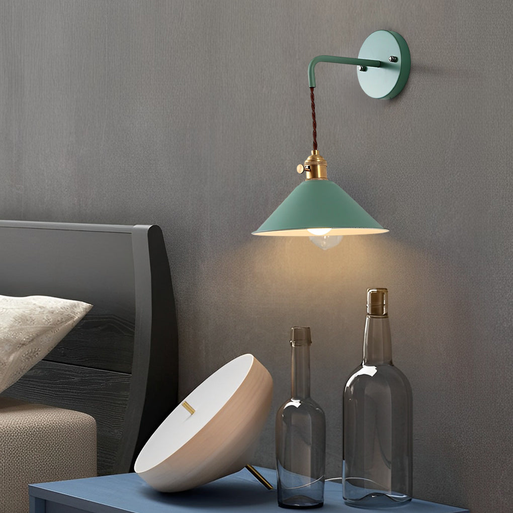 Modern Funnel Wall Sconce LED Metal Downlight