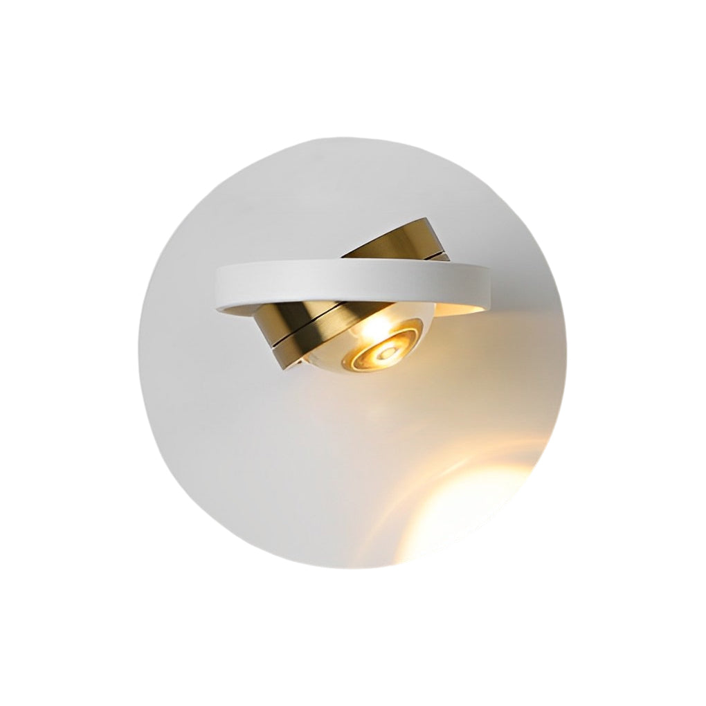 Adjustable Modern Wall Sconce with 360° Rotating Light Head