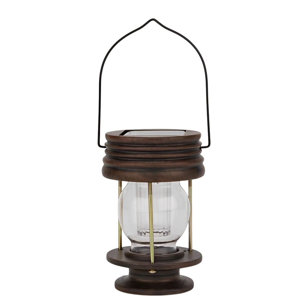 Solar LED Outdoor Lantern - Portable Waterproof Garden Light