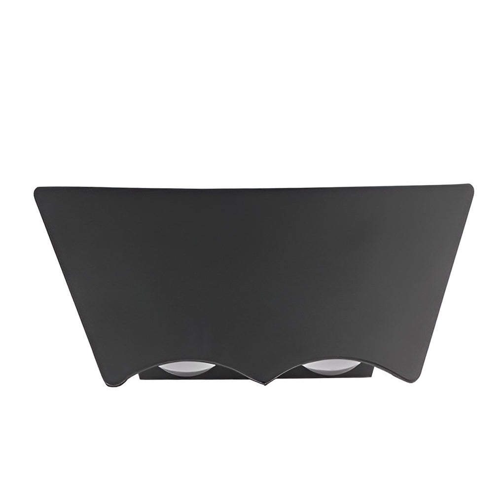 Modern Black Aluminum Wall Sconce – Waterproof Up Down LED Light