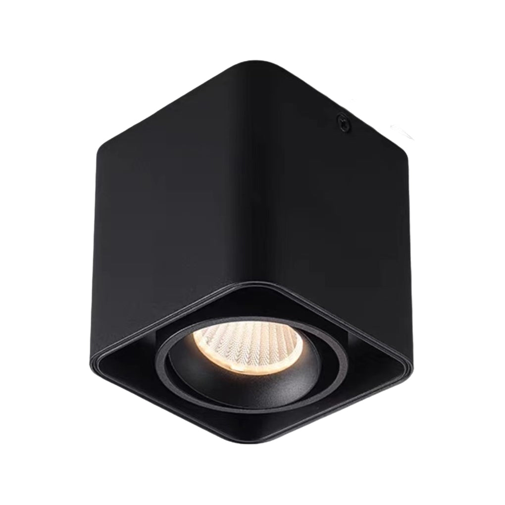 Adjustable Square LED Grille Light with 360° Rotation