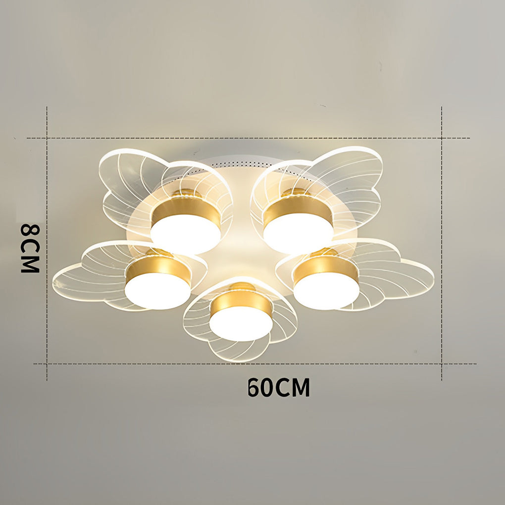 Nordic Flower Acrylic LED Flush Mount Ceiling Light