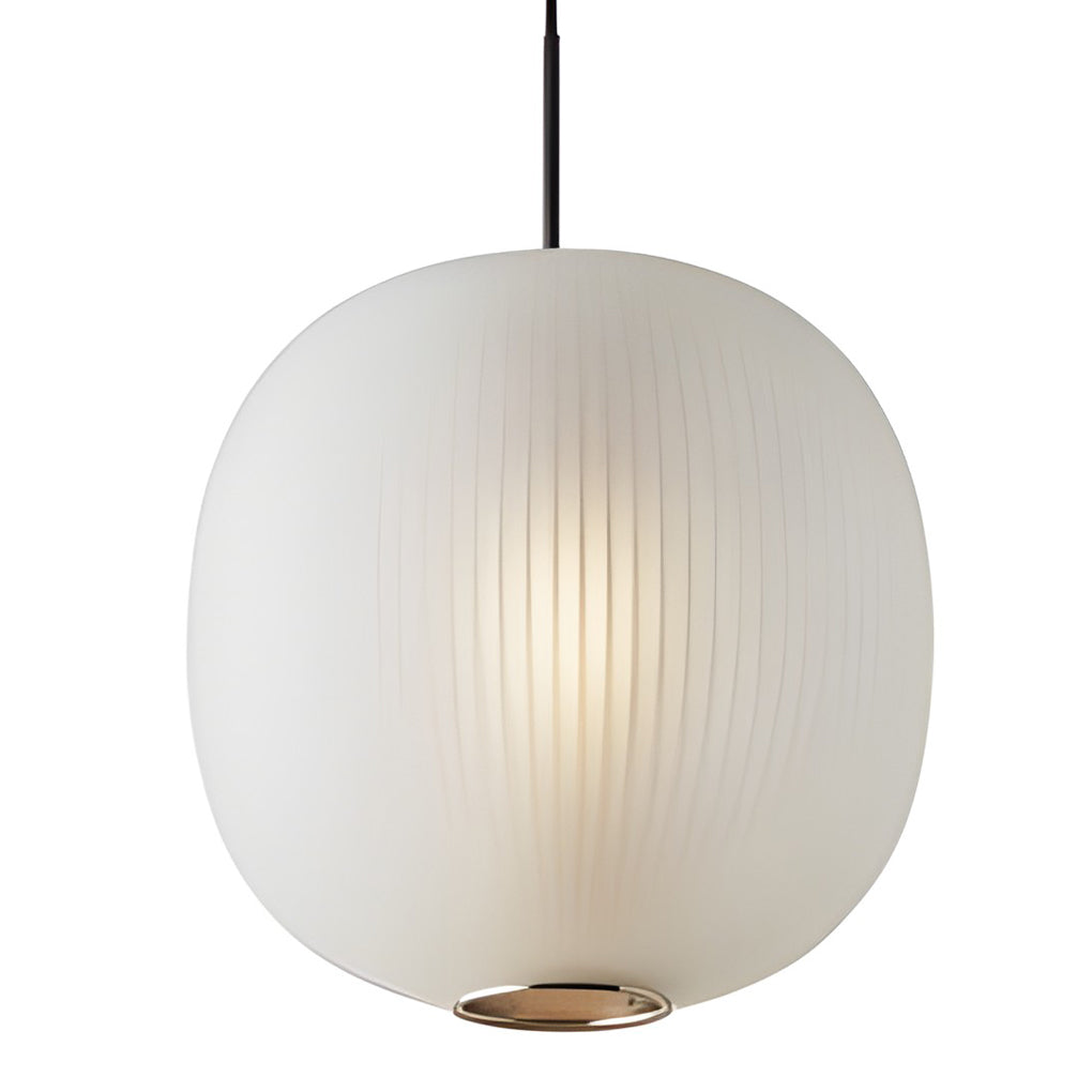 Modern Glass Lantern Pendant Light - LED Ceiling Light